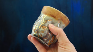 6oz Floral Tumbler - Wood Fired