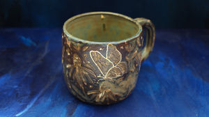 16oz Golden Butterfly Mug