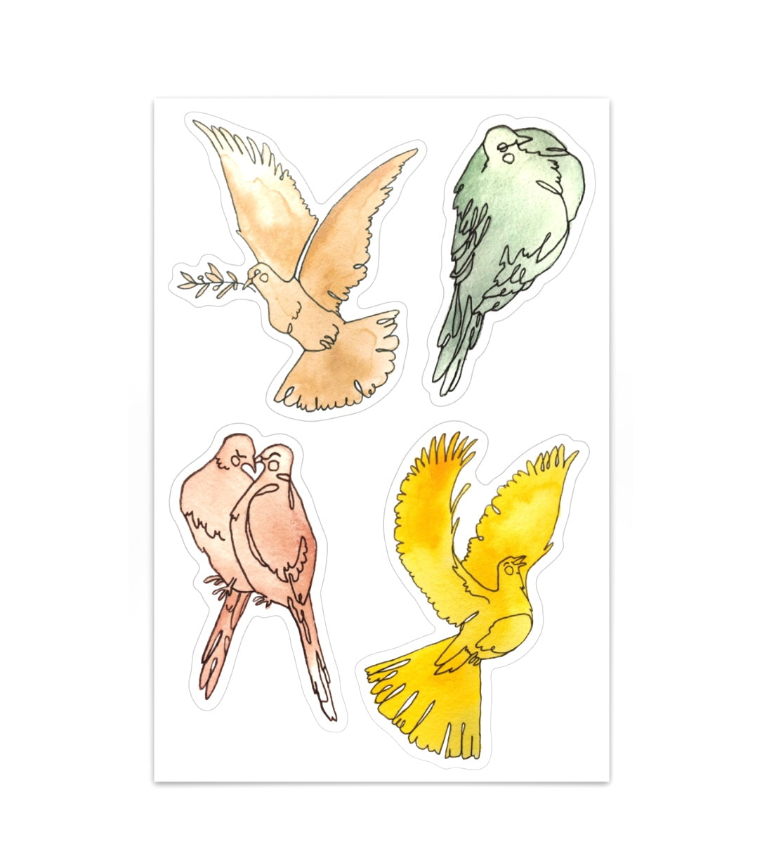 ~ Advent Doves Sticker Sheet ~